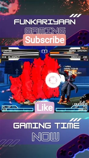 [Kof Mugen] Corpse And Ice Elegant Vs Goro Daimon And Orochi Joe #kof #kofmugen #corpse #joe