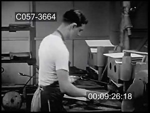 Vinyl Record Manufacturing Process - 1950s - 60s