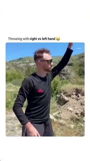 Dominant Hand vs Weak Hand Throw 😂 Instant Skill Difference Goes Viral