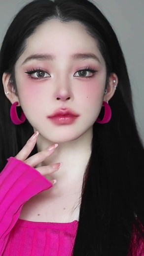 Pink Barbie Douyin Makeup Tutorial