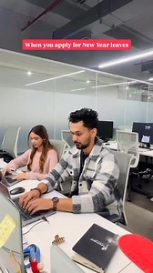 75K views · 2K reactions | End tak zaroor dekhna  New Year ka song chal raha tha , leaves apply ho chuki thi, excitement full on thi… aur tab aaya manager ka message  Manager being manager moment jo har corporate employee relate karega 藍 Tag your office buddy jiska New Year bhi leave approval pe depend karta hai  #ManagerBeingManager #CorporateLife #OfficeHumor #NewYearReel #LeaveCancelled #FunnyOffice #CorporateNewYea | Infoneo Technologies Pvt Ltd | Facebook
