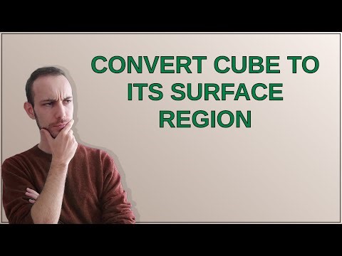 Mathematica: Convert cube to its surface region