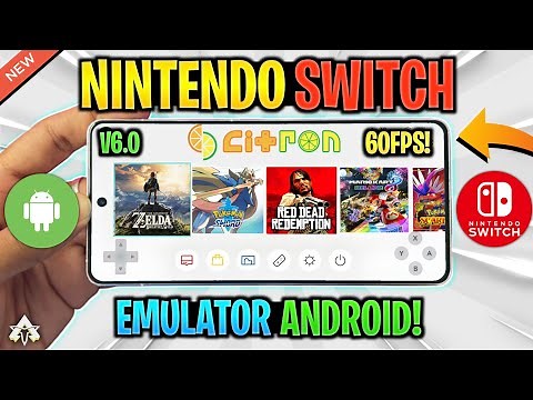 Citron Emulator Android V6.0 - Setup/ 60FPS Settings & Gameplay! Best Nintendo Switch Emulator