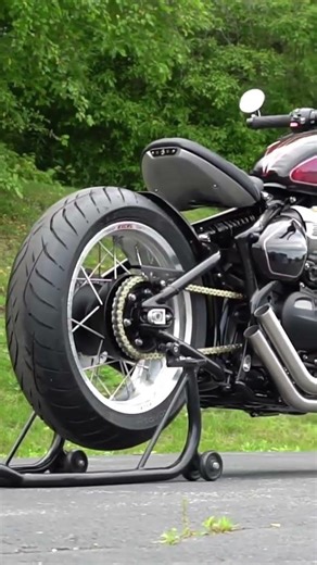 Triumph Bobber Build Mirror Install