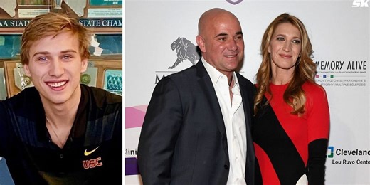 "My dad says he’s not even the best tennis player in his own house" - Andre Agassi & Steffi Graf's son Jaden