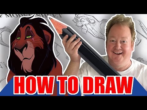 How to Draw SCAR from The Lion King | step by step