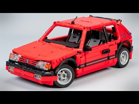 I made a Peugeot 205 GTI out of Lego Technic