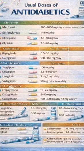 Antidiabetics dosage forms. #medicines #pharmacology #otc #dabai #pharmacy #ayurvedaic #lifemedicine