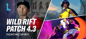 2.5K views · 336 reactions | Sini masuk ke ring di Patch 4.3: Fighting Spirit bareng David dan anggota baru dari tim Wild Rift: John! 壘 Bakal ada 3 champion baru yang ikut fight, revamp menarik, event Soul Fighter, dan 2 Wild Pass baru di Rfit. Cari tau info lengkapnya di sini! Tonton sekarang! | League of Legends: Wild Rift Indonesia | Facebook