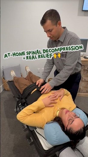 Dealing with lower back or neck pain? The Saunders Decompression Table can help 🙌