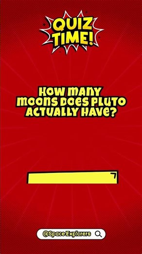 Planet Pluto Quiz! | How Many Can You Get Right? #quiz #quiztime #pluto #space #kidsvideo #subscribe