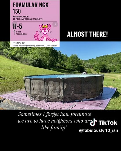 Installing FOAMULAR NGX 150 Pool Insulation Boards