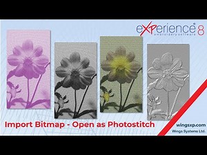 How to Convert Bitmap Images to PhotoStitch Embroidery Designs