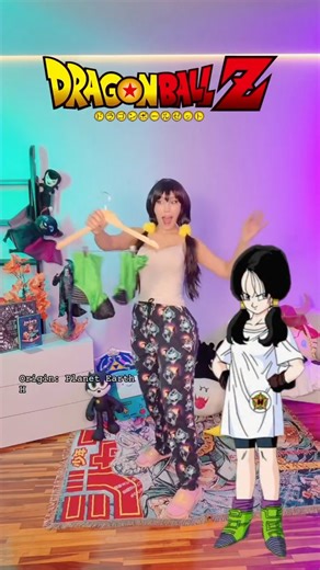 Cherry Needles on Instagram: "My cardio routine? Running from Gohan’s studying routine 😁 who’s the best DBZ Girlfriend EVER?"