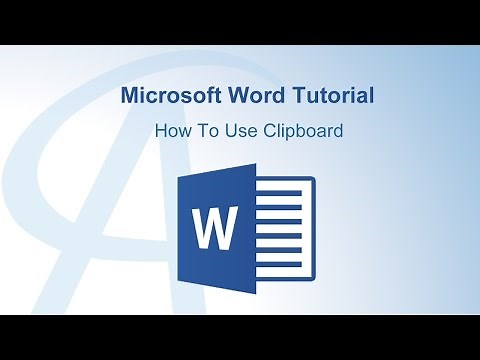How To Use Clipboard In Word