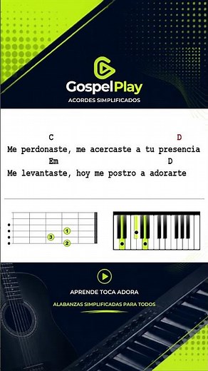 NO HAY LUGAR MÁS ALTO | Acordes fáciles para Guitarra y Piano | Alabanza Cristiana (Parte 2)