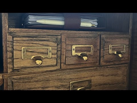 New Desk Tour | Thrifting Find | Student Roll Top Desk