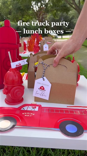 Fire Truck Party Favor Ideas and DIY Decor | Homeschool & Mamahood