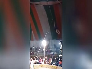 Circus Gymnast Accident During Performance