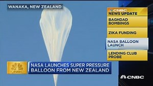 CNBC update: NASA balloon launch