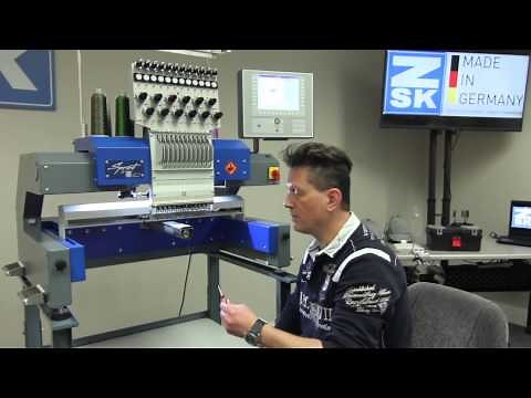 ZSK Maintenance - Changing the needle on the ZSK machine