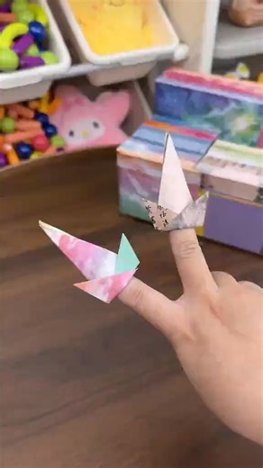 5K views · 22 reactions | This fingertip toy is so addictive The paper folding tutorial is here It's super stress-relieving #paper #papercraft #explore #origami #viral | People Crafts | Facebook