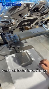 1.7K views · 33 reactions | Automatic Pocket Setter Machine, reshape clothing production with technology! Whether it is a classic shirt, workwear style work clothes, or professional nurse uniforms, it can accurately locate and sew at high speed, and easily control complex pocket processes! #LansaMachinery #automaticpocketmachine #sewingequipment #intelligentproductionequipment | Lansa Machinery | Facebook