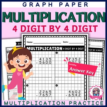 Master Graph Paper Multiplication 4 Digit Worksheets: Engage & Learn Math Fun