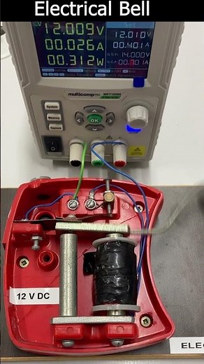 🔔 How an Electric Bell Works! #ElectricalEngineering #DIY