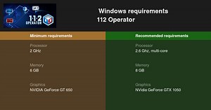 112 Operator System Requirements — Can I Run 112 Operator on My PC?