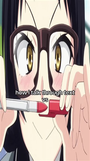 #relatable #anime #giftok #fyp #xyzbca | text vs in person