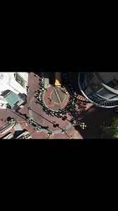 5.2K views · 63 reactions | Aerial view shows the city’s beloved cable cars make a turnaround to load more passengers at the Powell Street Cable Car Turnaround. : @brontewittpenn | San Francisco Chronicle | Facebook