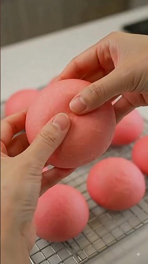 🍓 I Tried Making 3-Ingredient Pink Strawberry Buns.