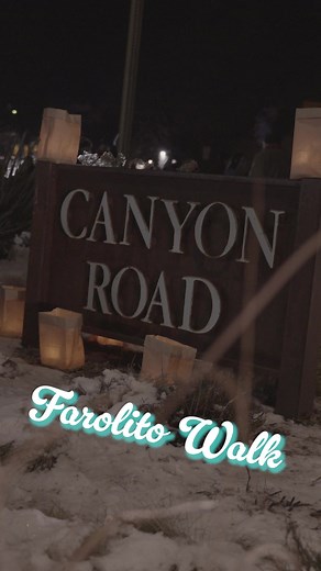 Join a true Santa Fe holiday tradition at the Canyon Road Farolito Walk. Starting around 6pm on Christmas Eve (December 24th), it’s a time to see the lights, warm up around piñon bonfires, sing carols, and enjoy the holiday spirit in #TheCityDifferent. | Visit Santa Fe, New Mexico