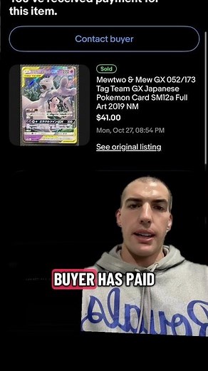 Mew and Mewtwo GX has sold and the money is going towards the mortgage. #pokemon #mew #mewtwo