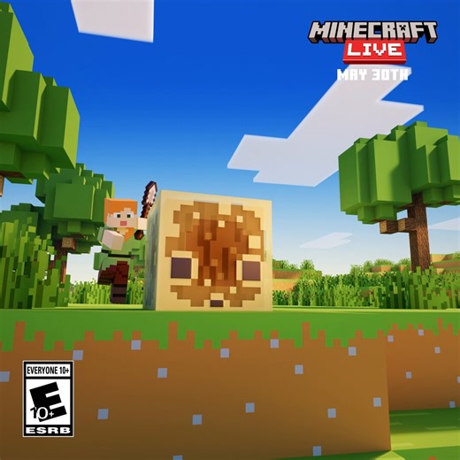 Minecraft LIVE will be LIVE on stage May 30th 🎉Hope to see many of you there!