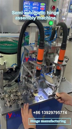 semi automatic hinge screw fix machine