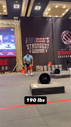 Your 2025 Worlds Strongest Firefighter @frboniello takes a tie for 1st place on the Circus Dumbbell for reps event with an incredible 6 reps of 190 pounds! If someone is coming to save you, Frank doesn’t need equipment to break down doors 🤣 This is our first event of the day leading into the Frame carry, tune into our free livestream on YouTube and check it out! What a day already! | Strongman Corporation