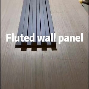 Ribbed MDF Paneling Paintable 3D Wall Panels Wave Fluted Wood Wall Panels