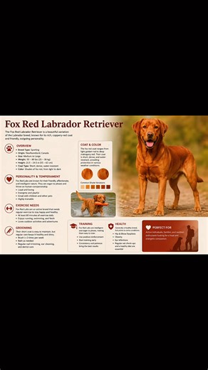 The Fox Red Labrador coat color genetics summed up. #labrador #labradorretriever #educational #dogsoftiktok #fyp