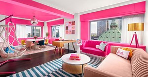 This Barbie Hotel Suite Is Straight Out of Barbieland