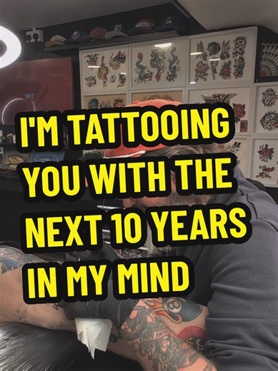 Even when it’s flash, I’m thinking about placement, movement, and how it will look years from now. Every tattoo I do, whether it's custom or picked off the wal, is approached with the same care. How it sits on the body. How it moves day to day. And most importantly, how it ages over time. That’s the difference between a tattoo that looks good fresh and one that still holds its weight years down the line. Traditional tattoos are built for longevity when they’re done with intention, experience, an