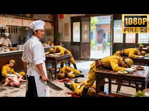 The cook is a disguised king of soldiers, cutting through the enemy camp with a kitchen knife!