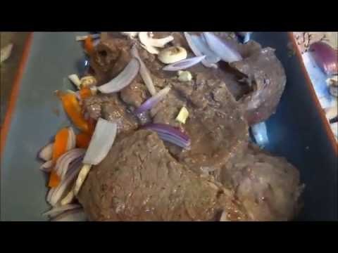 Oven Baked Steak baked in Beef Broth