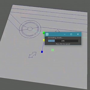 I made a City Generation Script for Maya as an easy to use way to create large cities with custom street layout. Github link in the comments, would appreciate some feedback!