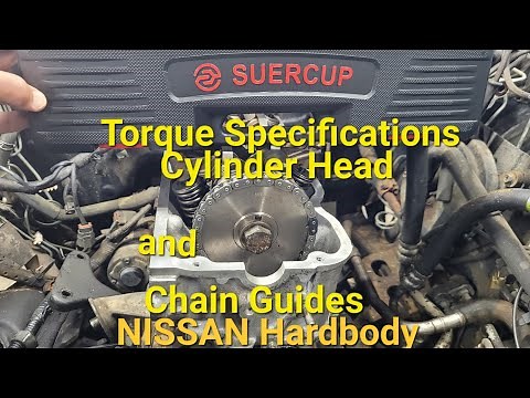 Nissan D21 Hardbody Cylinder Head and Timing Chain Torque Specifications #suercup#