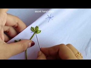 Very Easy Embroidery Supper Unique Lace Design || elegant cute flower lace tutorial