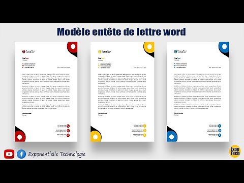 How to create a letterhead with MS Word #3