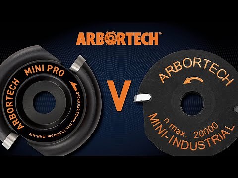 Mini Pro Versus Mini Industrial Blade | Arbortech Tools