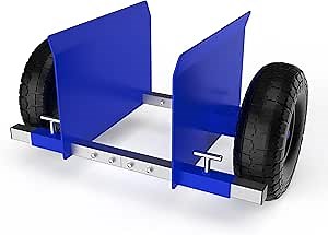 Amazon.com: Heavy Duty Panel Dolly Slab Door Dollys with 2 10in Solid Rubber Tires Wheels, 1000LBS Load Bearing for Drywall Sheet Heavy Material Handling All Terrain Moving Cart Adjustable Panel Dolly - Blue : Industrial & Scientific